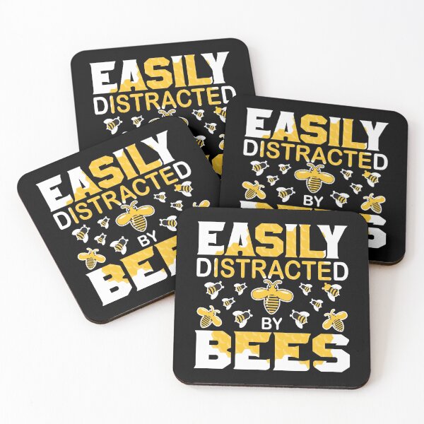 Item preview, Beekeeping Beekeeper Easily Distracted By Bees Quote Gift Pullover Hoodie designed and sold by emorestste.