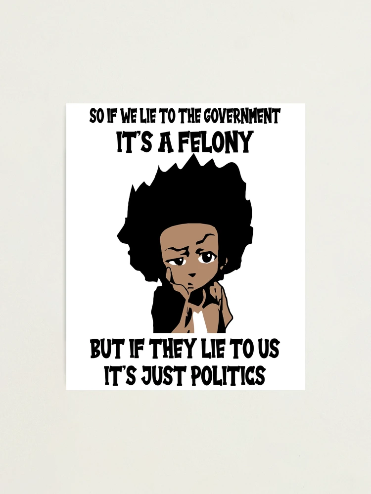 Huey and Riley Damn The Freeman from The boondocks funny art  Leggings  for Sale by DuboisMarion