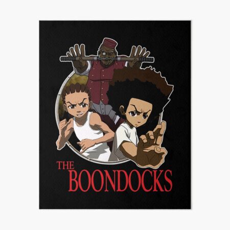 Huey and Riley Damn The Freeman from The boondocks funny art  Leggings  for Sale by DuboisMarion