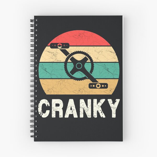 Item preview, Cranky - Funny Cyclist Retro Distressed Look! designed and sold by Bubble Co Clothing and Accessories.