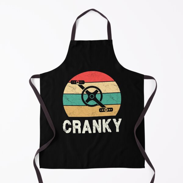 Item preview, Cranky - Funny Cyclist Retro Distressed Look! designed and sold by Bubble Co Clothing and Accessories.