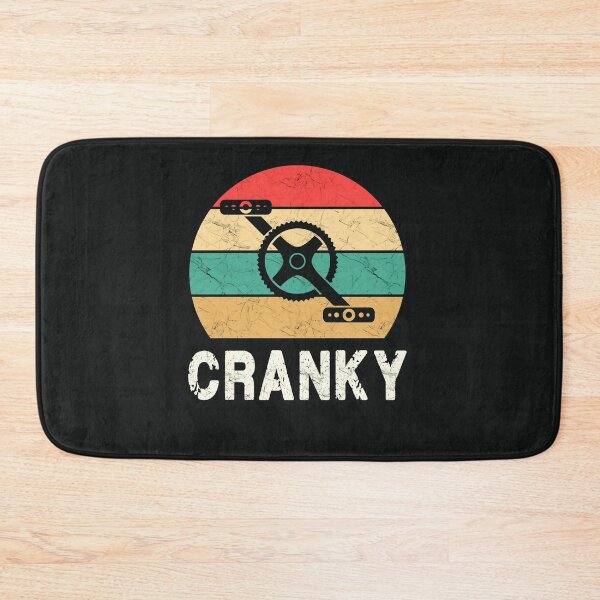 Item preview, Cranky - Funny Cyclist Retro Distressed Look! designed and sold by Bubble Co Clothing and Accessories.