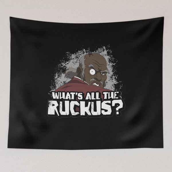 Item preview, What's all the Ruckus quote The Freeman from The boondocks sitcom  designed and sold by DuboisMarion.