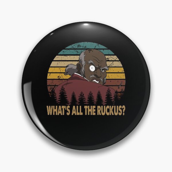 Item preview, What's all the Ruckus quote The Freeman from The boondocks sitcom vintage designed and sold by DuboisMarion.