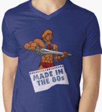 He-Man Made in the 80s Men's V-Neck T-Shirt