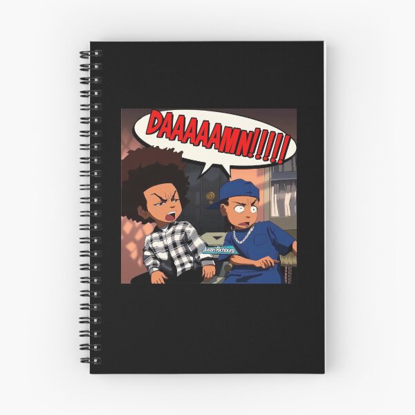Item preview, Huey and Riley "Damn" The Freeman from The boondocks funny art  designed and sold by DuboisMarion.