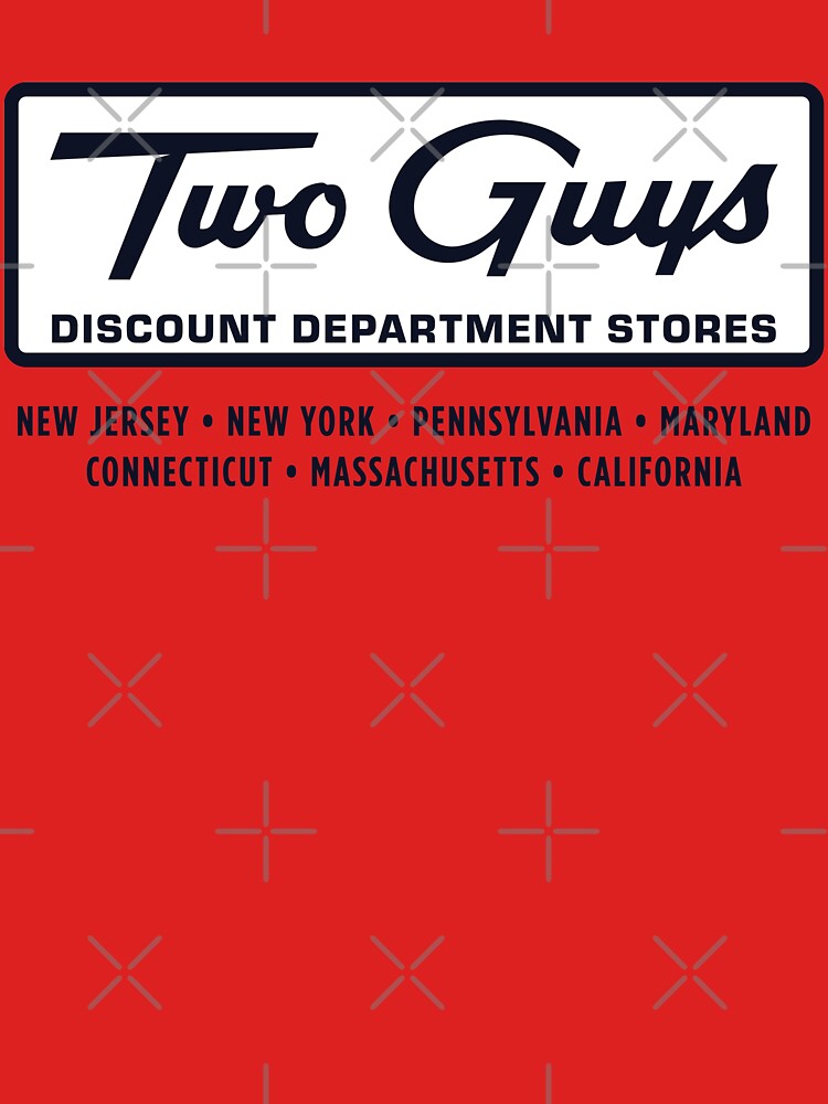 Two Guys Department Stores Essential T-Shirt for Sale by TeeArcade84