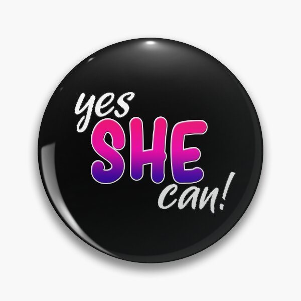 Item preview, Yes she can!  designed and sold by Bobbleheadtees.