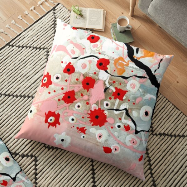 LA VIE EN ROSE Floor Pillow