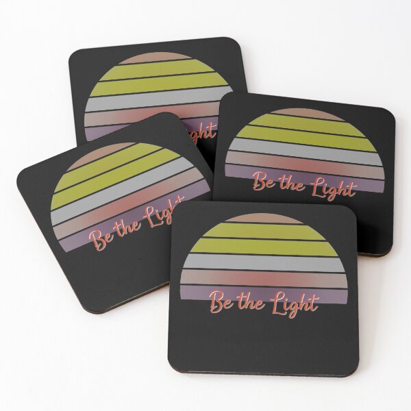 Item preview, Be the Light - Retro Sunset designed and sold by Fiona-Lynn Designs.