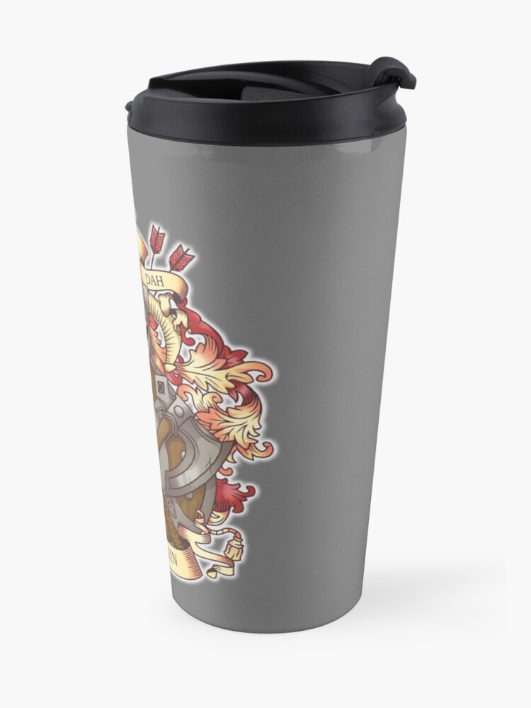 Alternate view of Dovah-crest Travel Mug