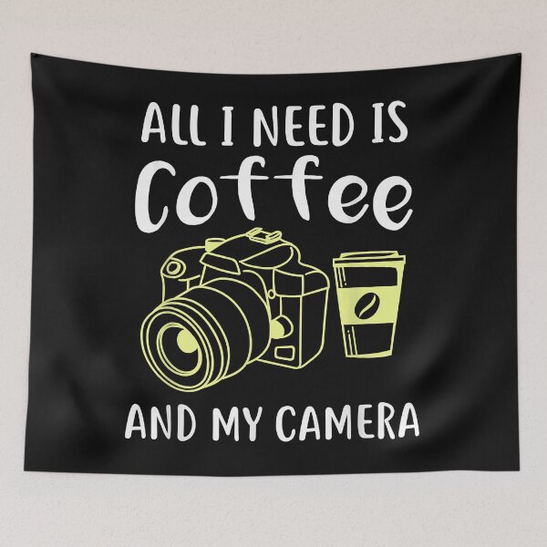 Item preview, All I Need Is Coffee And My Camera Photographer Gift designed and sold by begin-again.