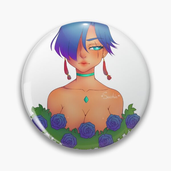 Item preview, Girl with Blue Roses - Character Design by Succhiee designed and sold by Succhiee.