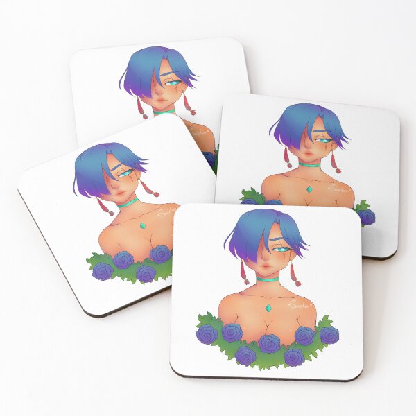 Item preview, Girl with Blue Roses - Character Design by Succhiee designed and sold by Succhiee.