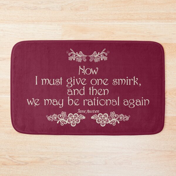Item preview, One Smirk- Lace Jane Austen Quote designed and sold by MissBennett.