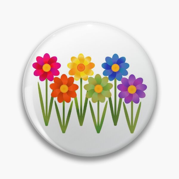 Item preview, Rainbow Flowers designed and sold by RawSunArt.