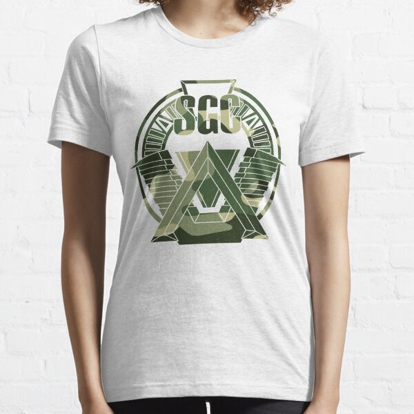 Patch camo Stargate sgc, t-shirt camo stargate sg-1 T-shirt essentiel