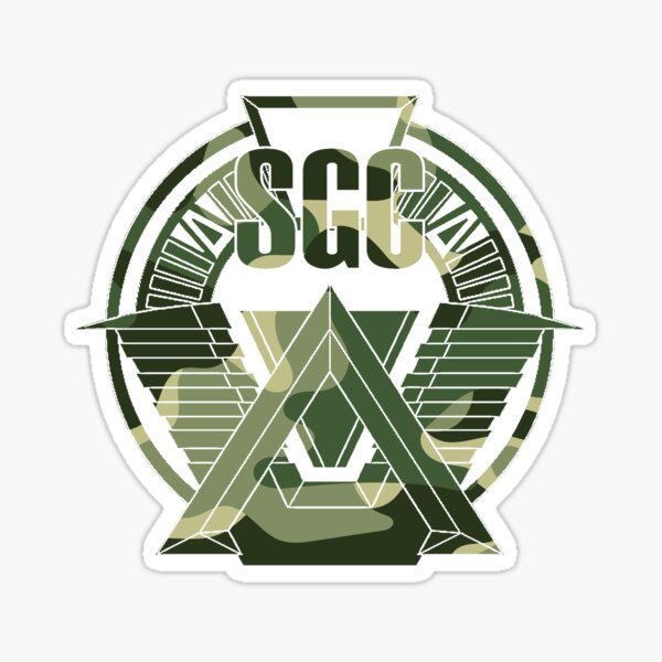 Patch camo Stargate sgc, t-shirt camo stargate sg-1 Sticker