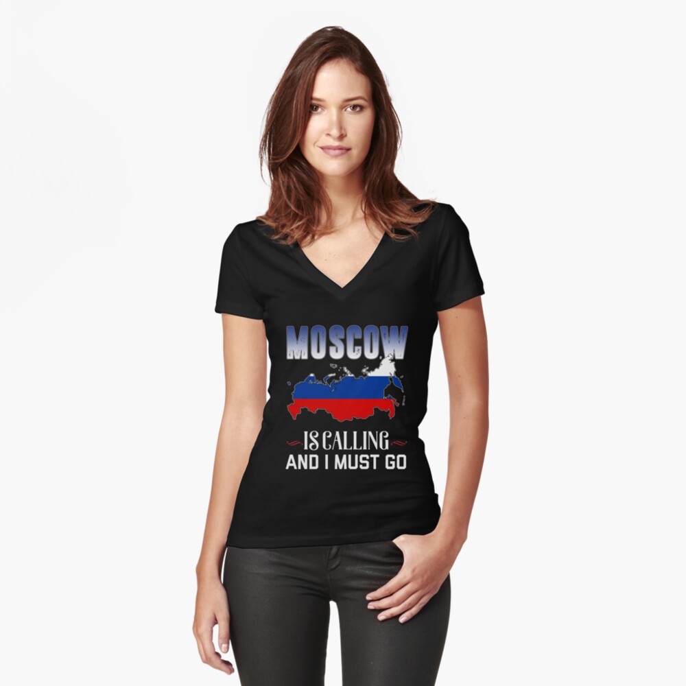 Item preview, Fitted V-Neck T-Shirt designed and sold by Silvermedal.
