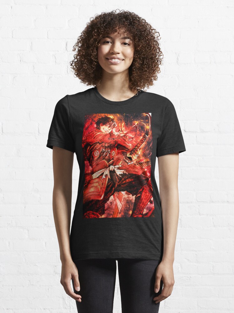 Red Graphic Drifters Design Anime Shirt