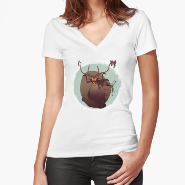 Ciervantes & Pepín le Lapin Fitted V-Neck T-Shirt