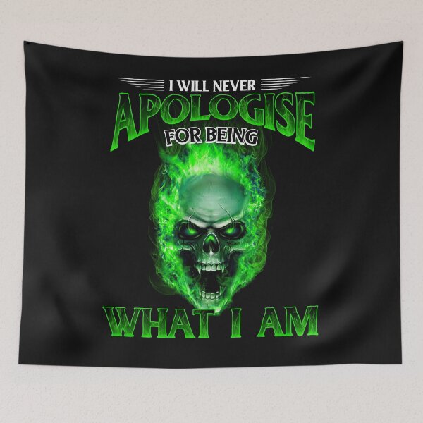 Item preview, Skull I Never Apologise For Being What I Am Gift For Men Women designed and sold by teest2209.