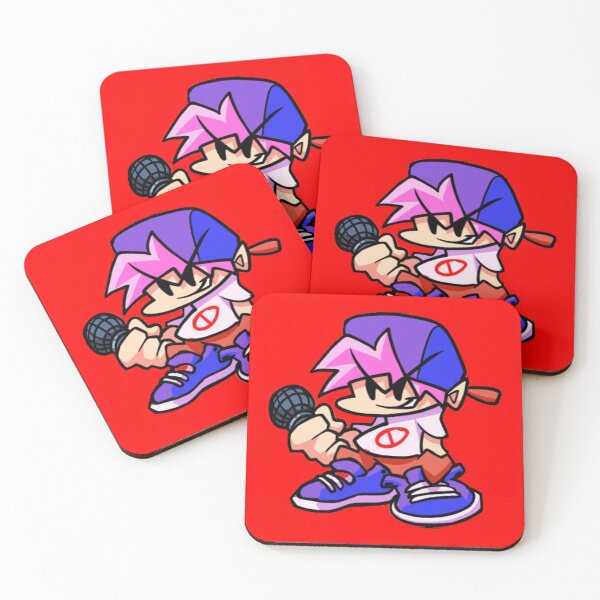 Item preview,  Friday Night Funkin Boyfriend B side red designed and sold by RedMerce.