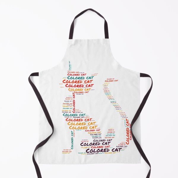 Item preview, Colored text cat typography designed and sold by Barhavin.
