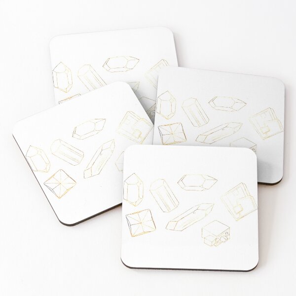 Item preview, Mineral Sketch Print (Gold) designed and sold by M.R. Spann.