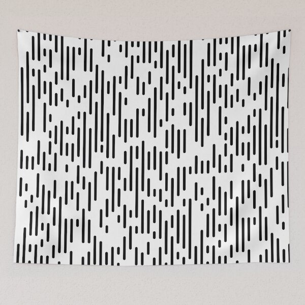 Item preview, Seamless Vertical Black and white Stripe Pattern, white comforter with black lines designed and sold by graphic-genie.
