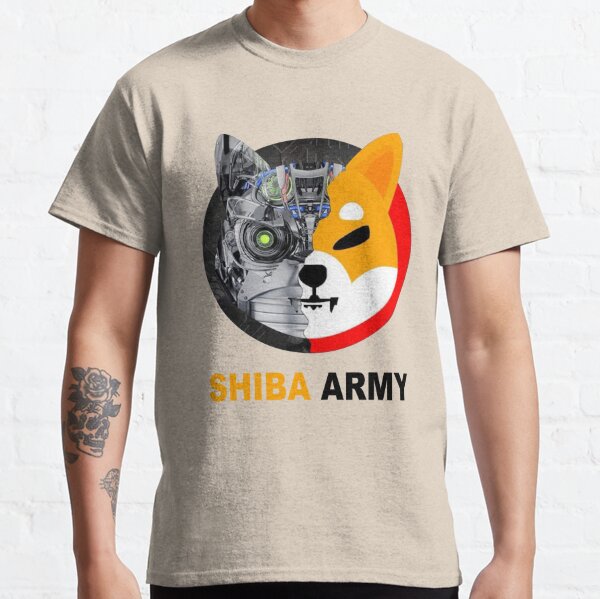 shiba army t shirt