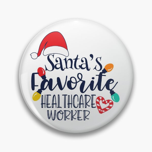 Item preview, Santa's Favorite Healthcare Worker  designed and sold by OrnamentallyYou.