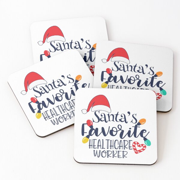 Item preview, Santa's Favorite Healthcare Worker  designed and sold by OrnamentallyYou.