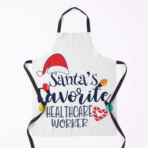 Item preview, Santa's Favorite Healthcare Worker designed and sold by OrnamentallyYou.