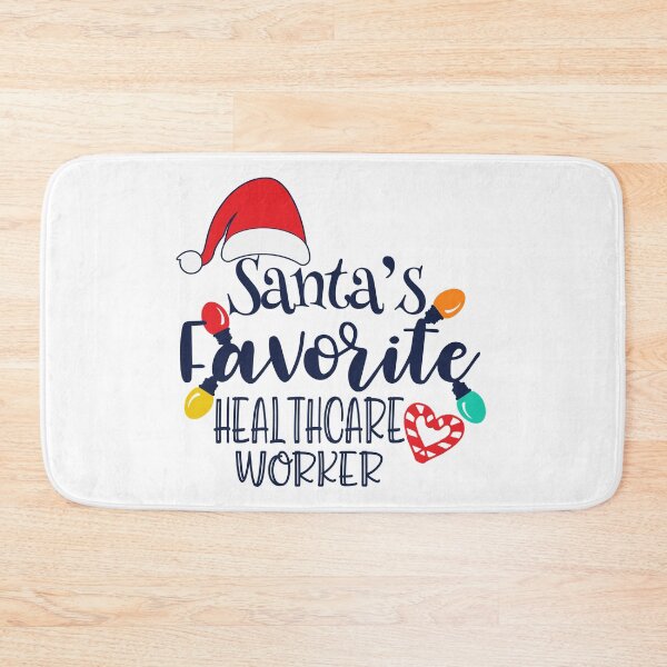 Item preview, Santa's Favorite Healthcare Worker  designed and sold by OrnamentallyYou.