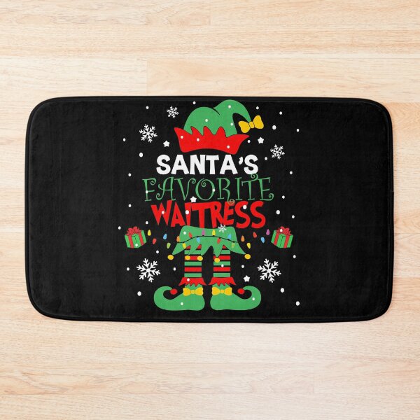 Item preview, Santas Favorite Waitress designed and sold by OrnamentallyYou.