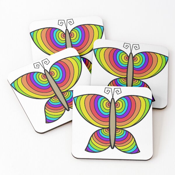 Item preview, Rainbow Butterfly designed and sold by ArsenicSpicedT.