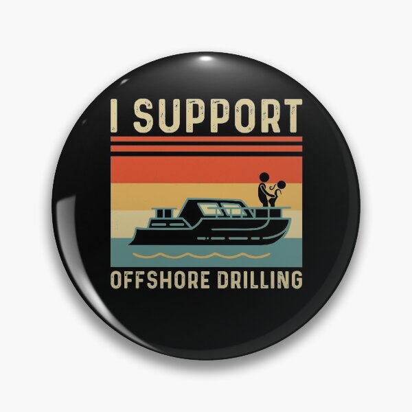 Artikelvorschau, Vintage Funny Boating Ich unterstütze Offshore Drilling River Lake entworfen und verkauft von christopher187.
