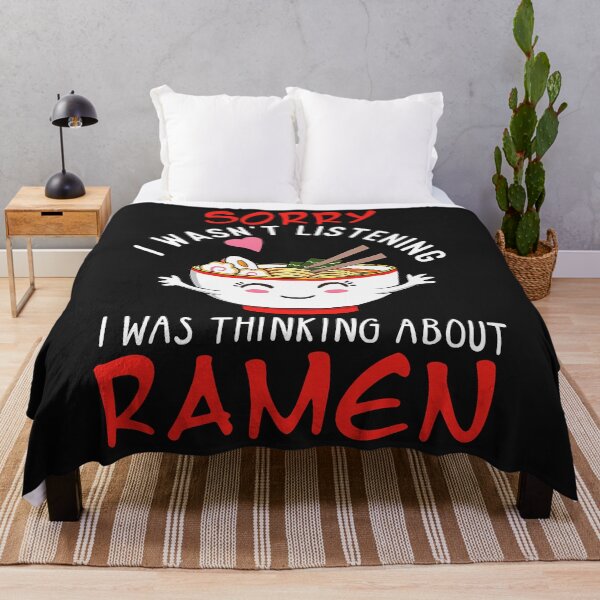 Item preview, I Was Thinking About Ramen - Kawaii Japanese Noodles Lover designed and sold by charlettebren.