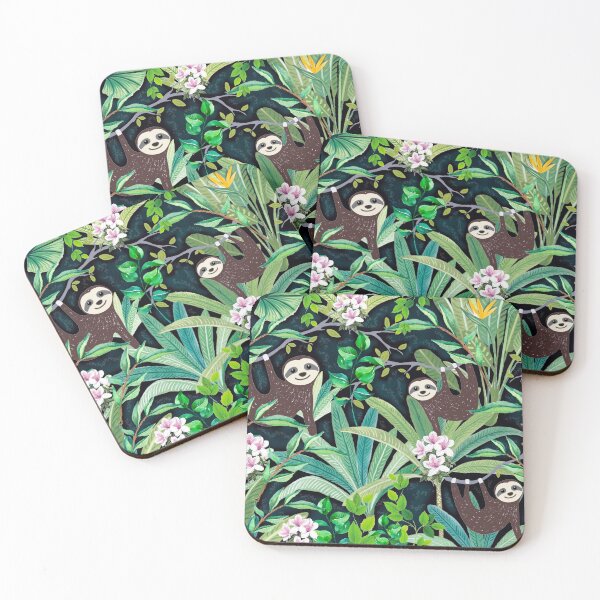Item preview, Jungle Sloth Pattern  designed and sold by MarcSabuncu.
