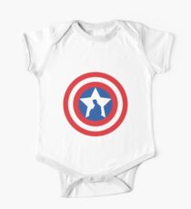Cap's Shield One Piece - Short Sleeve