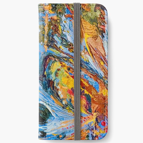 Abstract sunrise from the freeway iPhone Wallet