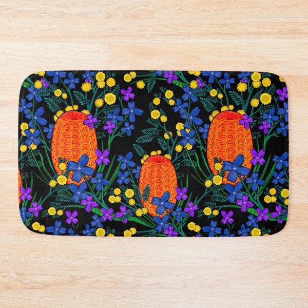 Item preview, Banksia And Wattle  Wildflower Pattern designed and sold by Sketchbook Designs.