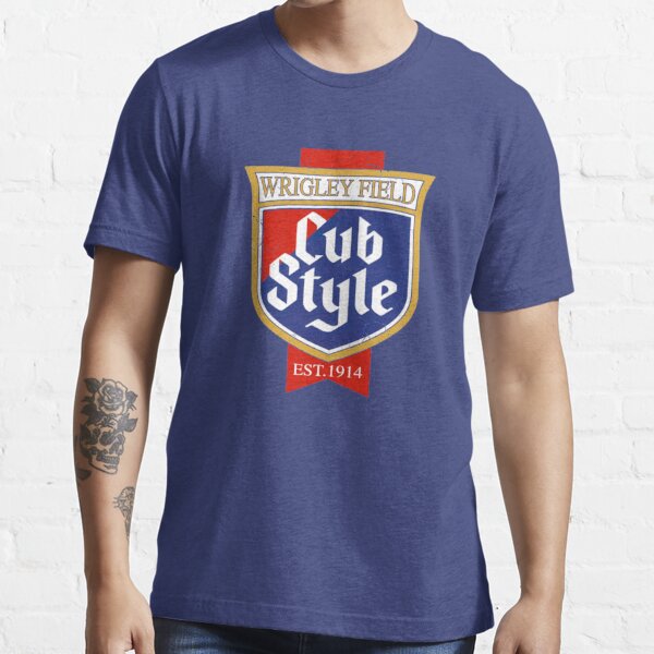 Chicago Cubs Old Style Beer T-Shirt Sz XL Mens Blue Baseball