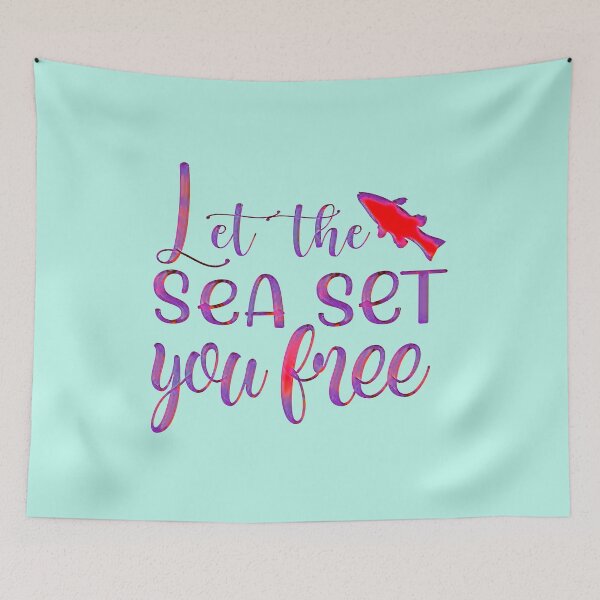 Item preview, Let the Sea Set You Free. designed and sold by CristalleLisa.