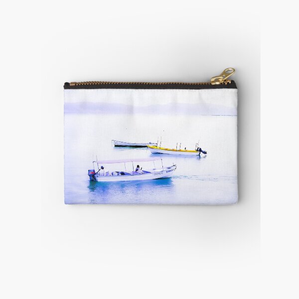 Item preview, Bright boats on a pale lake - home decor - duvet cover - blanket - art designed and sold by Boho Contessa.