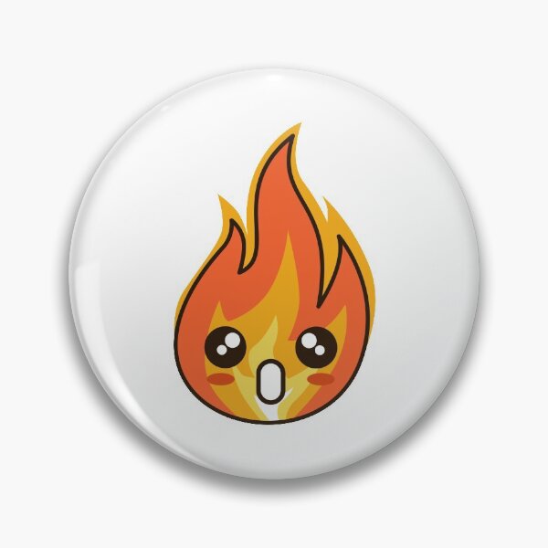 Aperçu de l'œuvre Fire Emoticon Illustration, Artprint créée et vendue par Rizky Dwi Aprianda.