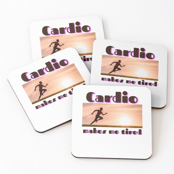 Item preview, Cardio Makes Me Tired designed and sold by geekygirlprint.