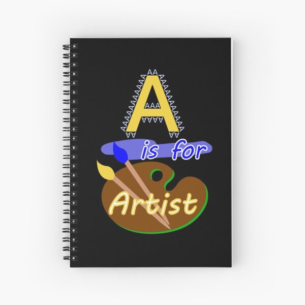Item preview, Letter A Is For Artist designed and sold by artfulnotebook.