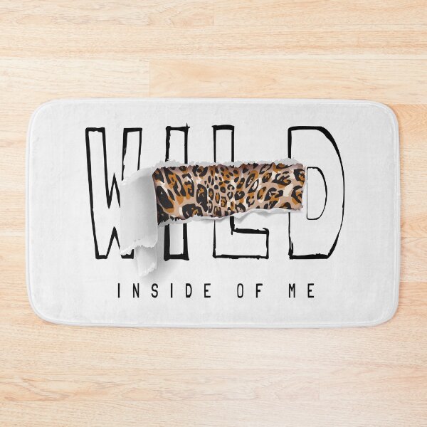 Item preview, Wild Slogan Ripped Off Revealing Leopard Skin Inside Illustration designed and sold by Peekonet.